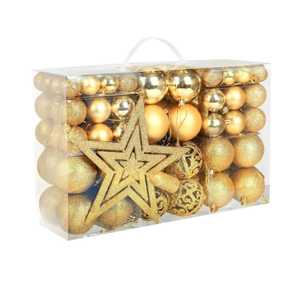 101pc Christmas balls