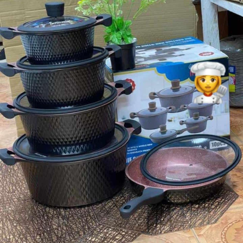 10pc Granite Diecast