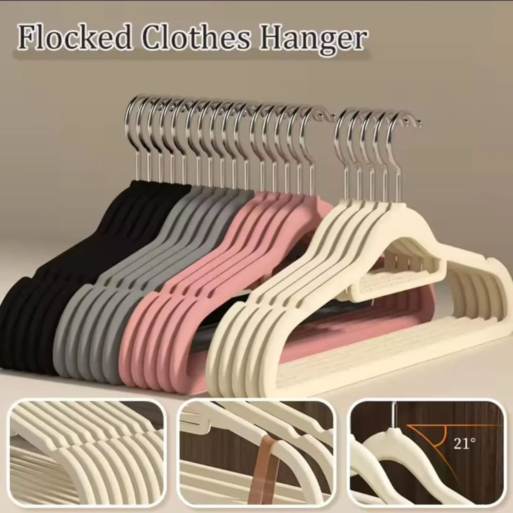 10pc velvet non slip hanger