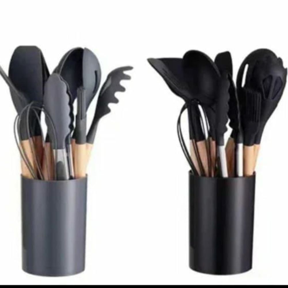 12pc Silicon spoon set