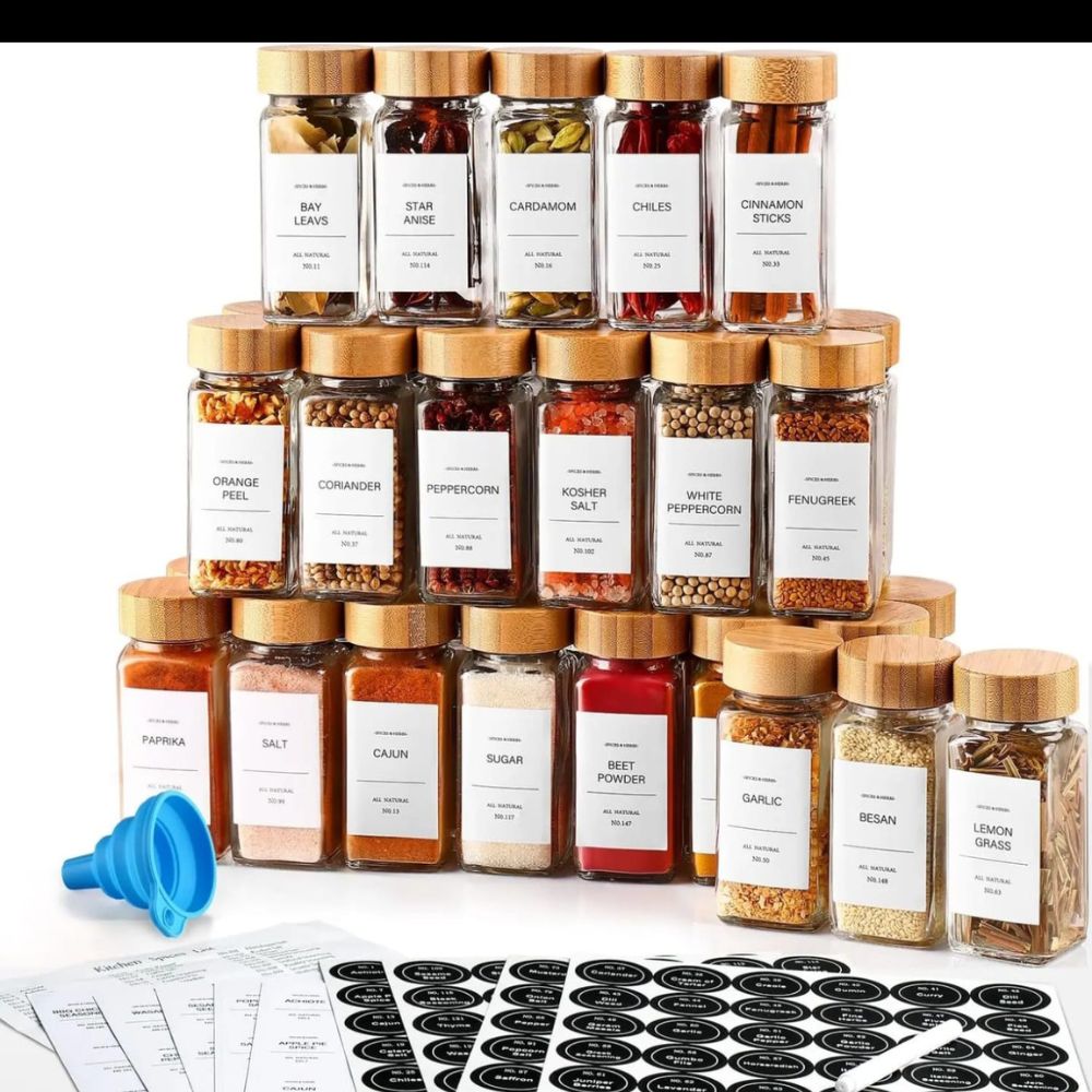 24pc Spice jar set