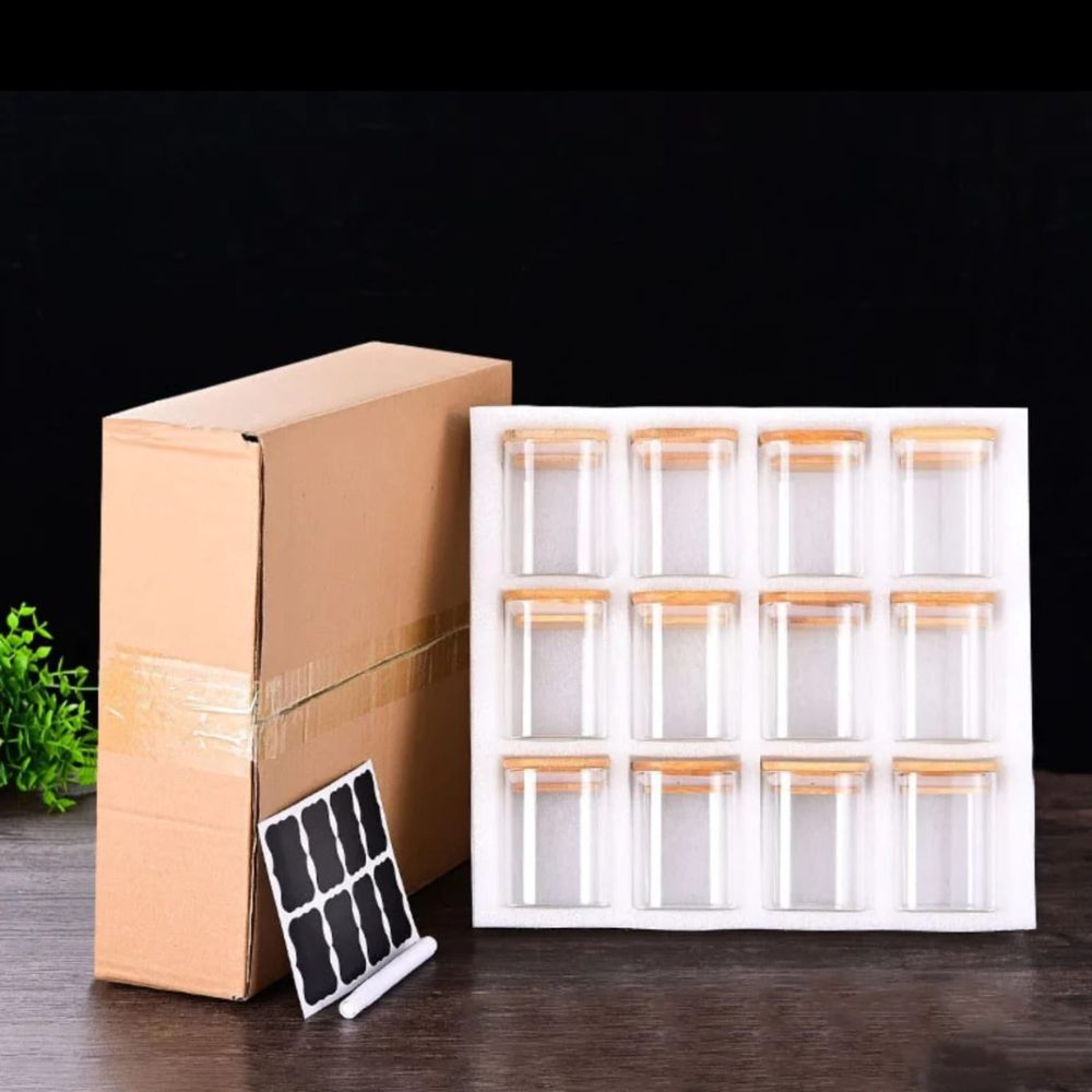 250ml Borosilicate storage Jars