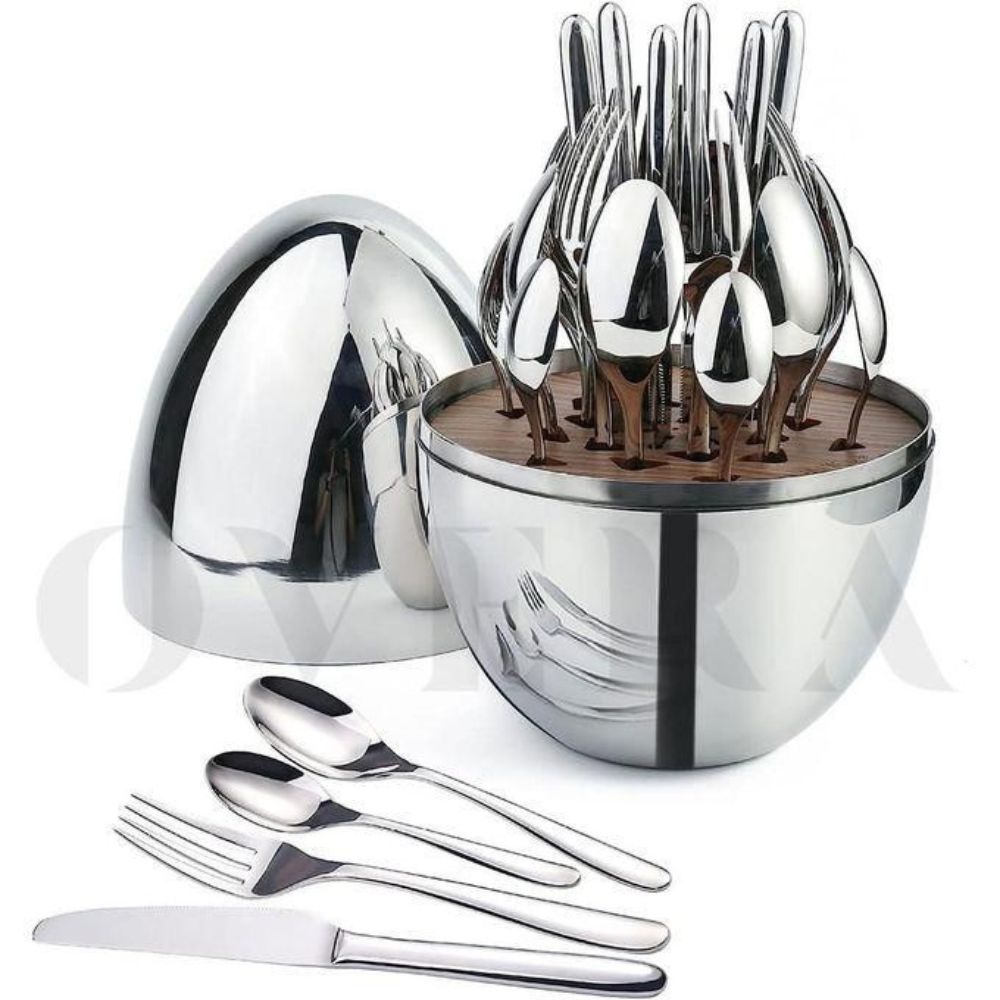 25pc Executive cutlery set Silver