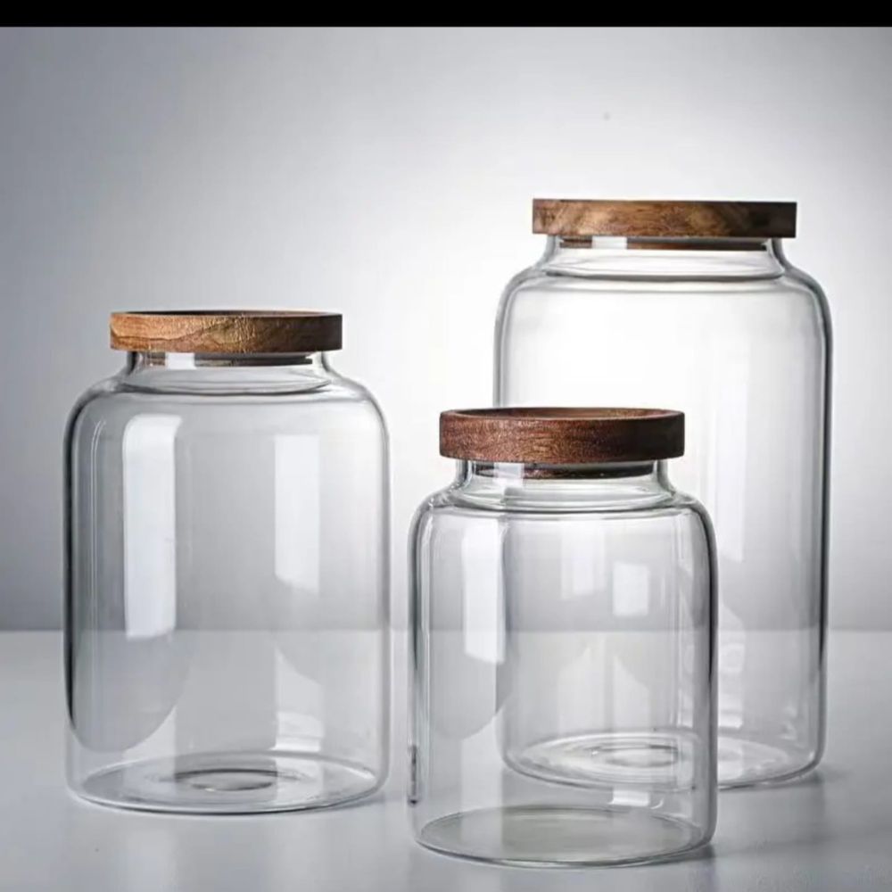 3.5L Borosilicate Storage jars
