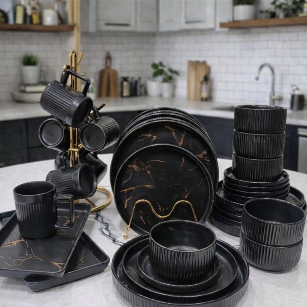 32pc Matte Stoneware