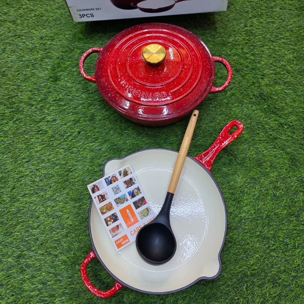 3pc Enamel Cooking pots