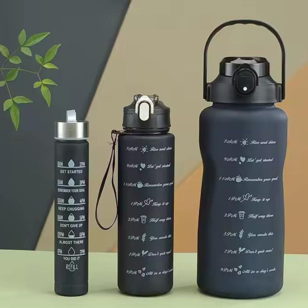 3pc Motivational Bottle Set