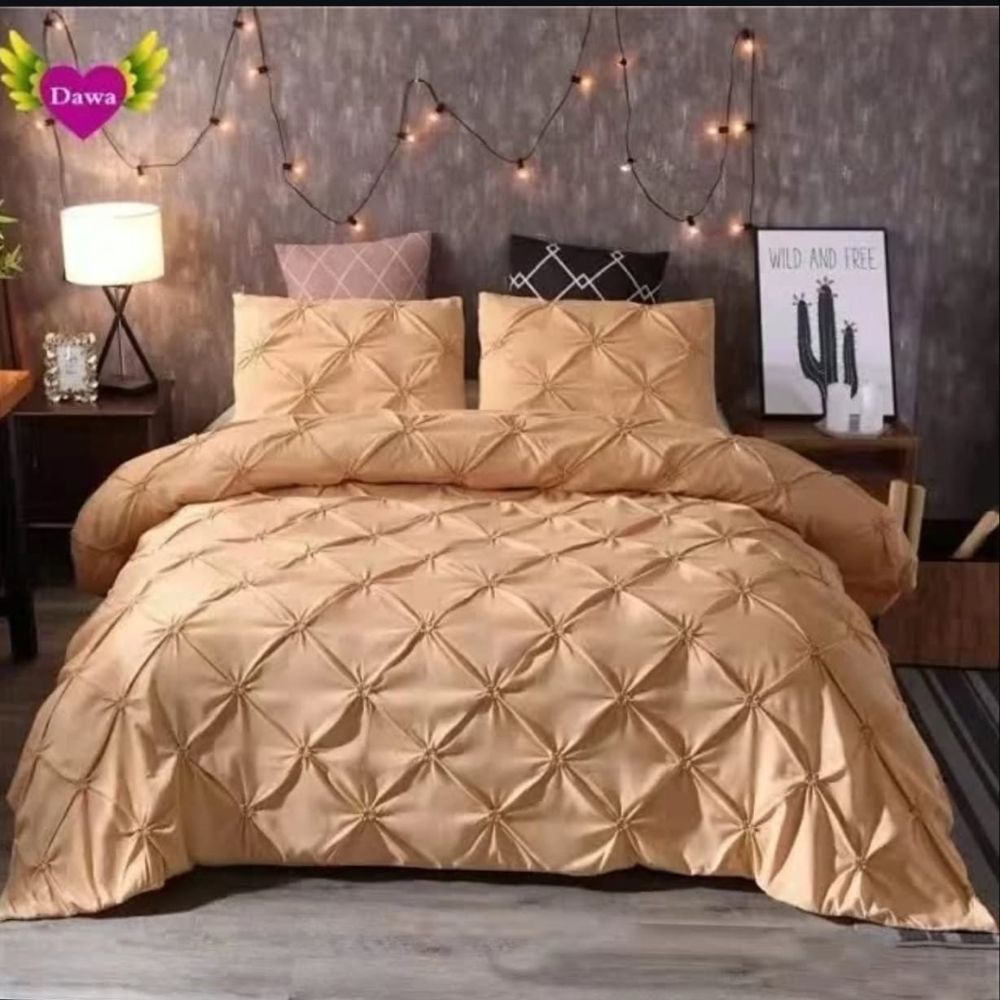 3pc Pinch Pleat Duvet cover set
