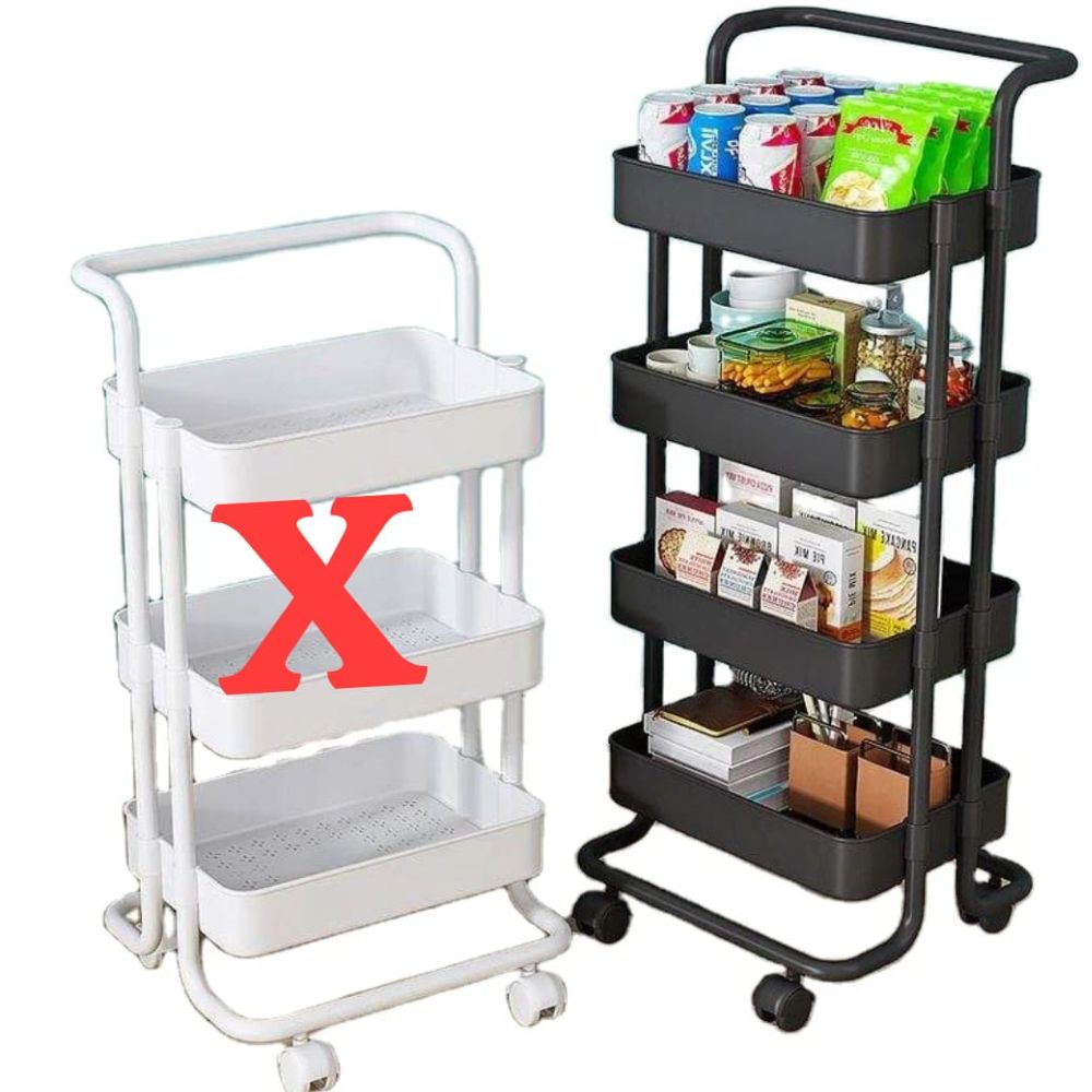 4 layer Movable Trolley