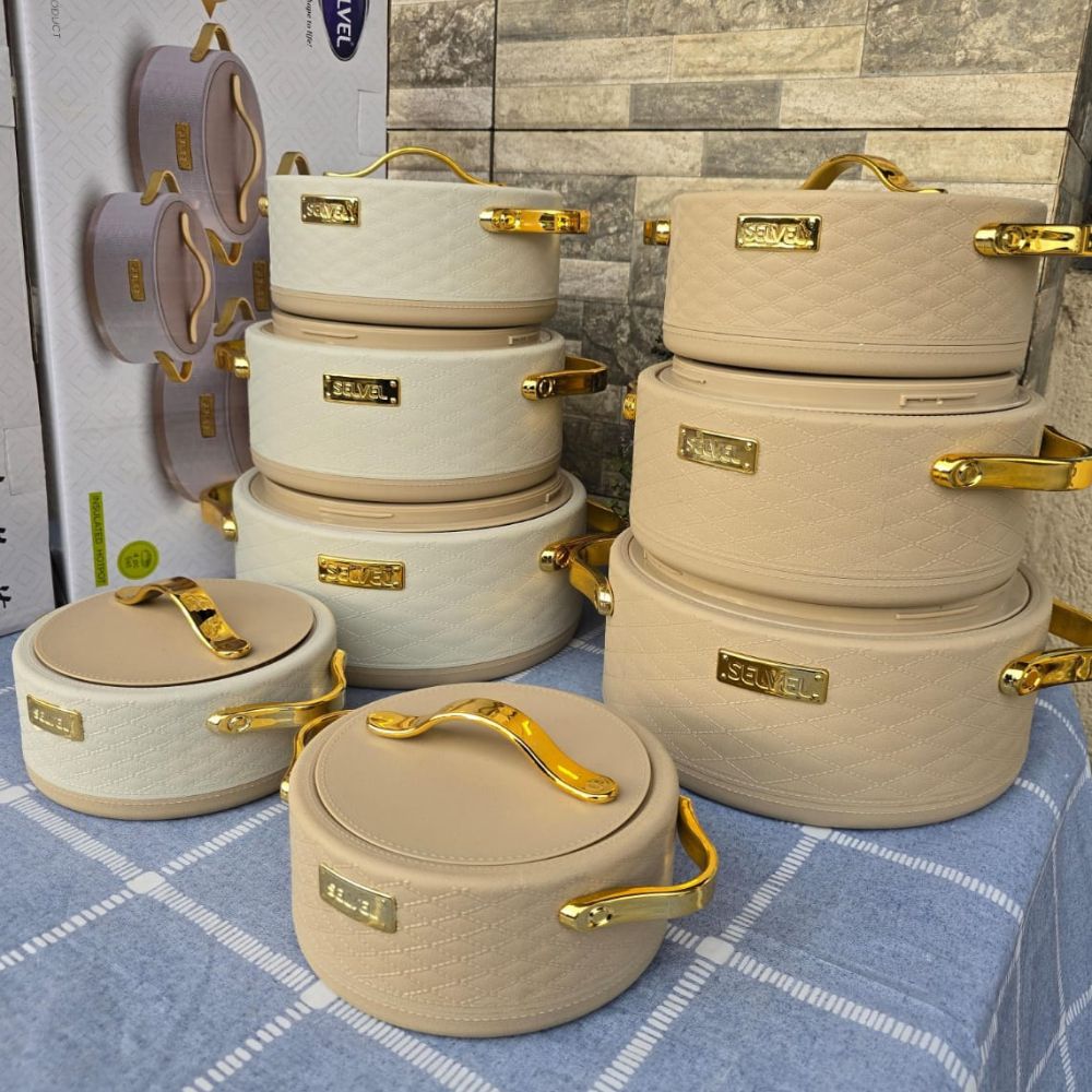 4 PC Leatherite Hotpot
