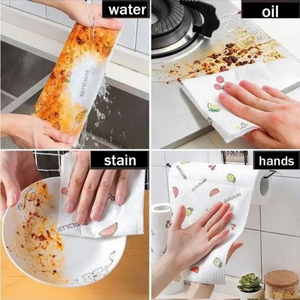 50pc kitchen towel roll