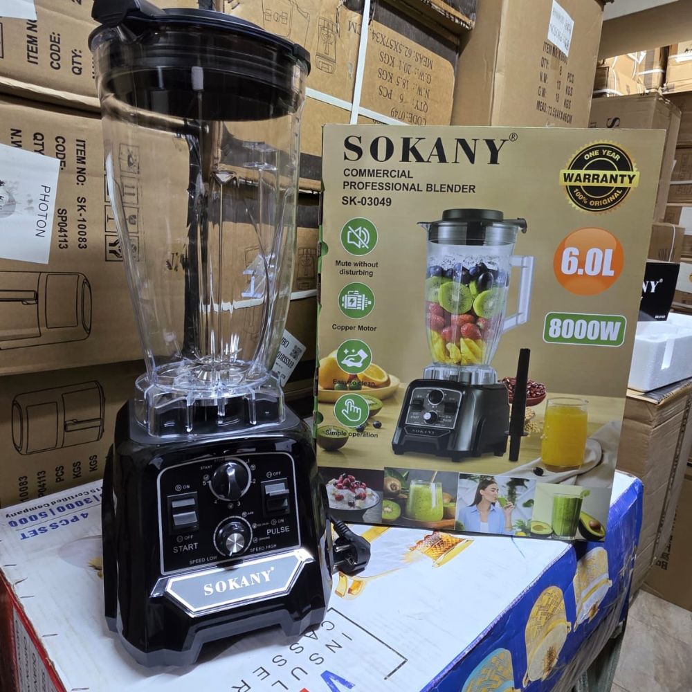 6ltr Sokany Commercial blender