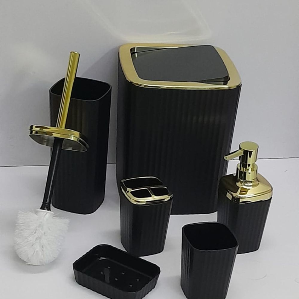 6pc Bathroom organizer