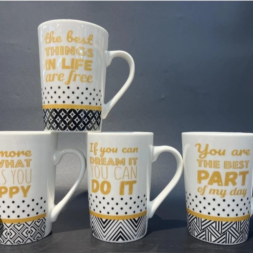 6pc ceramic mugs