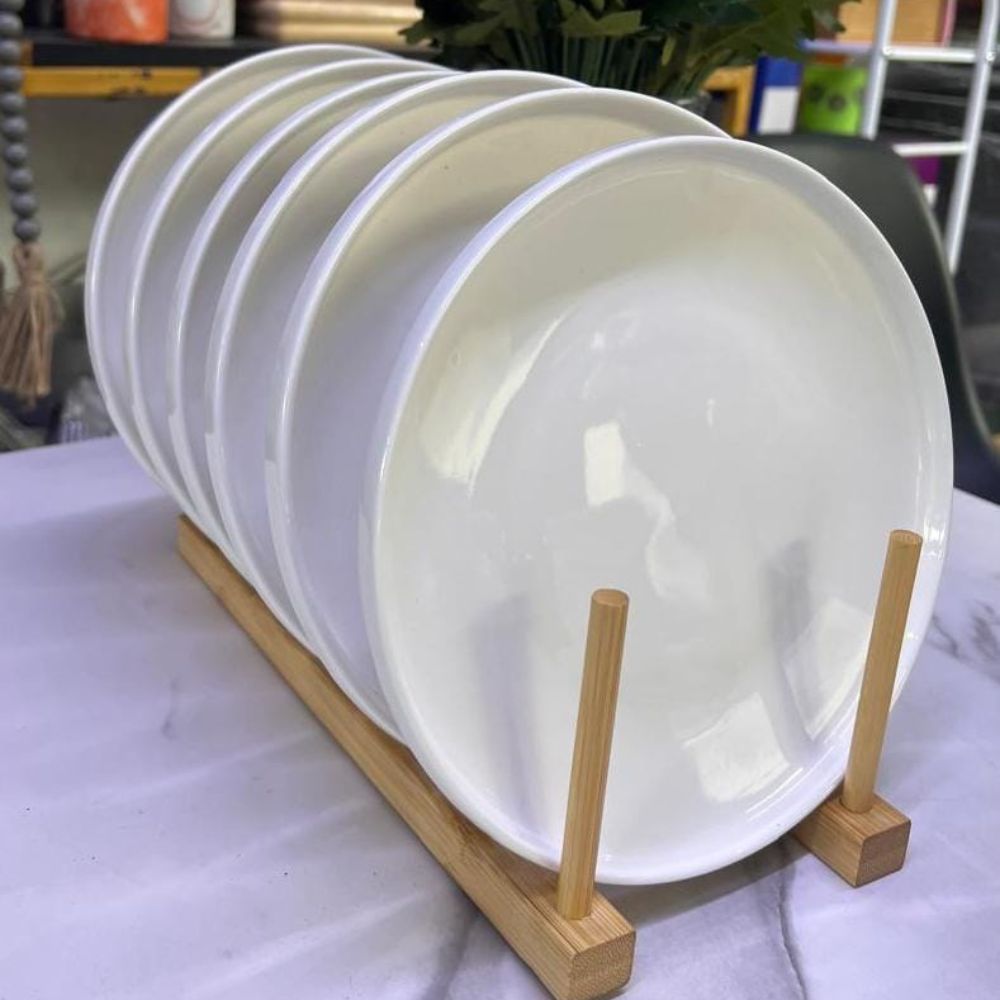 6pc FD white plate