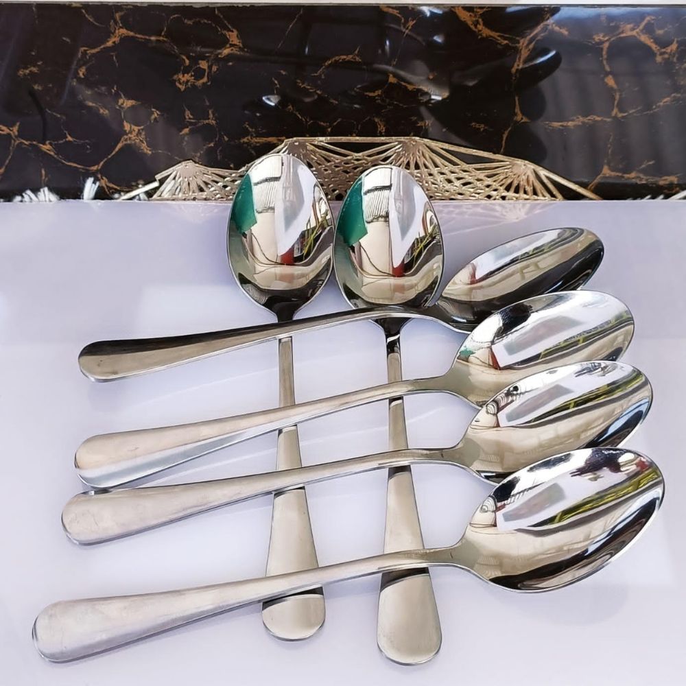 6pc Heavy Gauge Stainless steel Table spoons