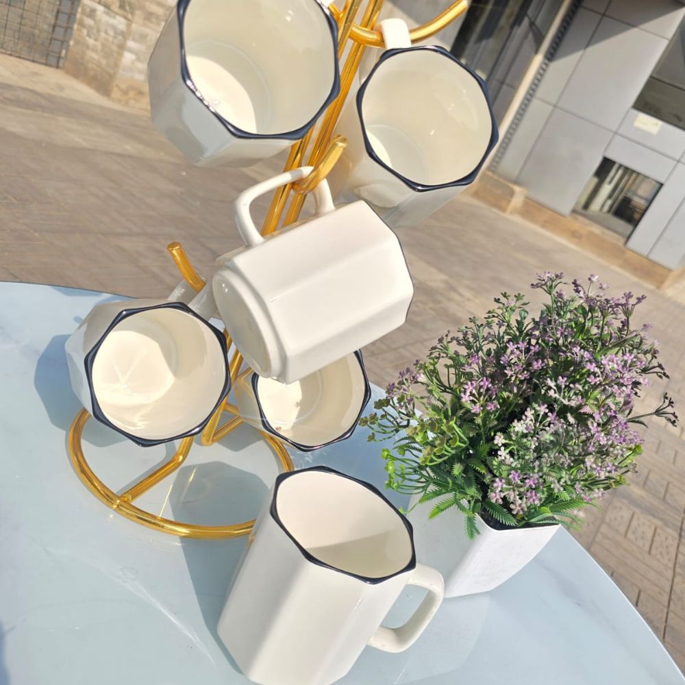 6pc Ceramic Japanese mug
