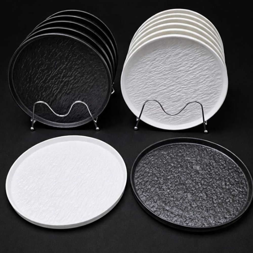 6pc Rock glazed Dinner set