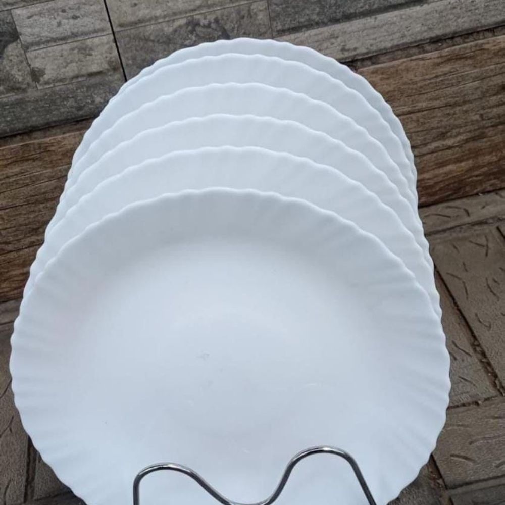 6pc White Dinner plates