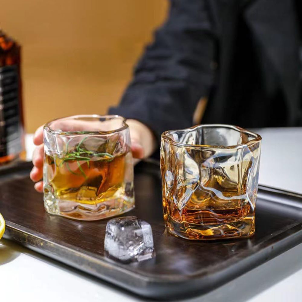 6pc Wavy Short glasses