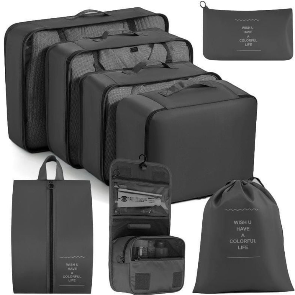 8pc Luggage travel organizer