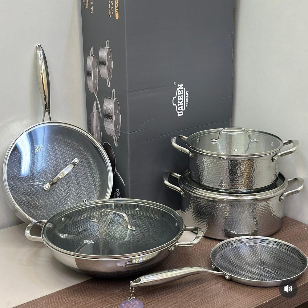 9pc Stainless Steel Cookware