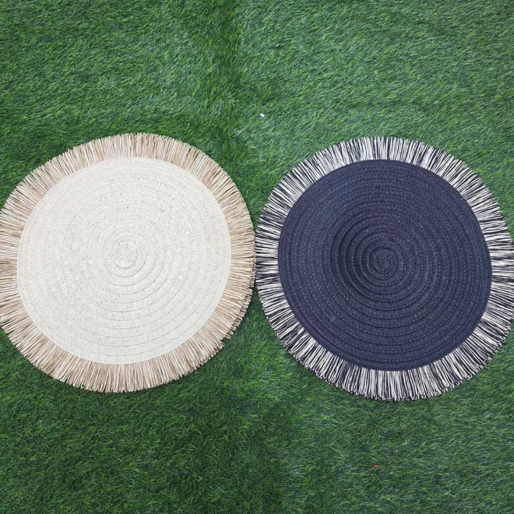 6pc Bohemian Braided mats