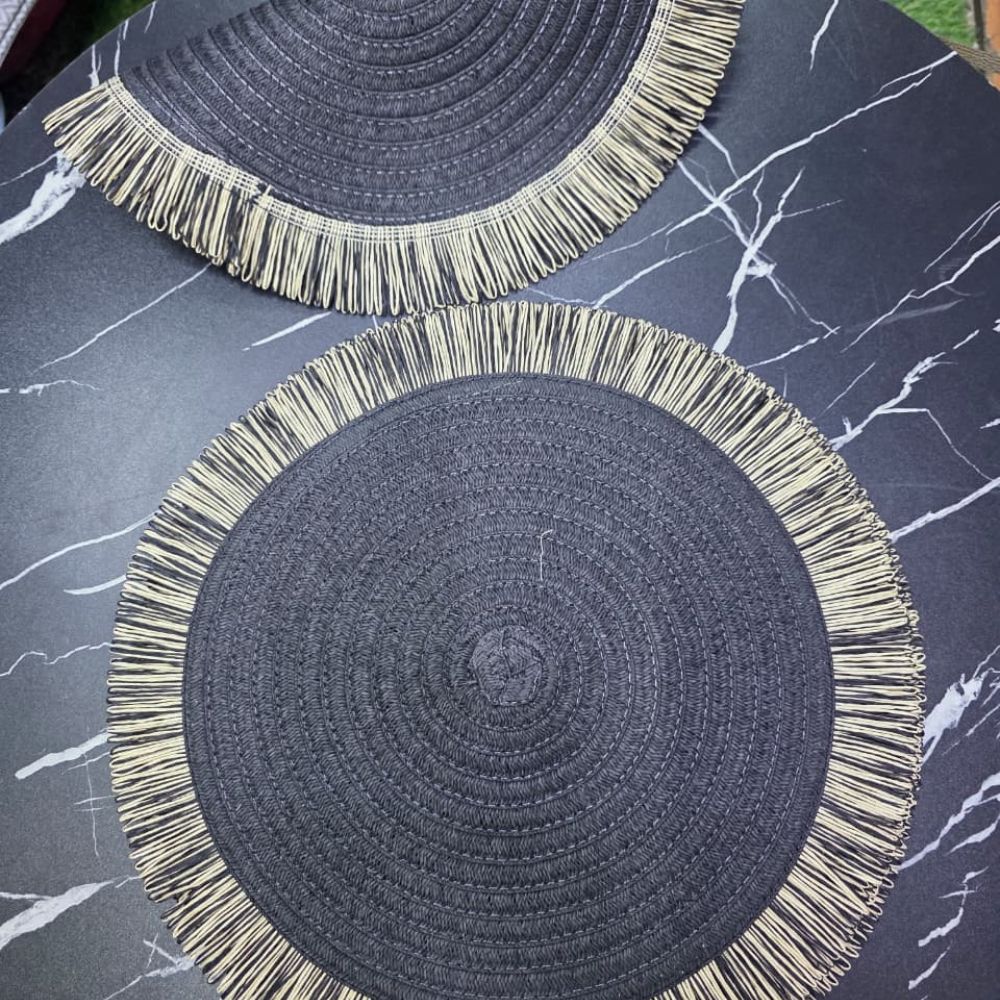 6pc Bohemian Braided mats