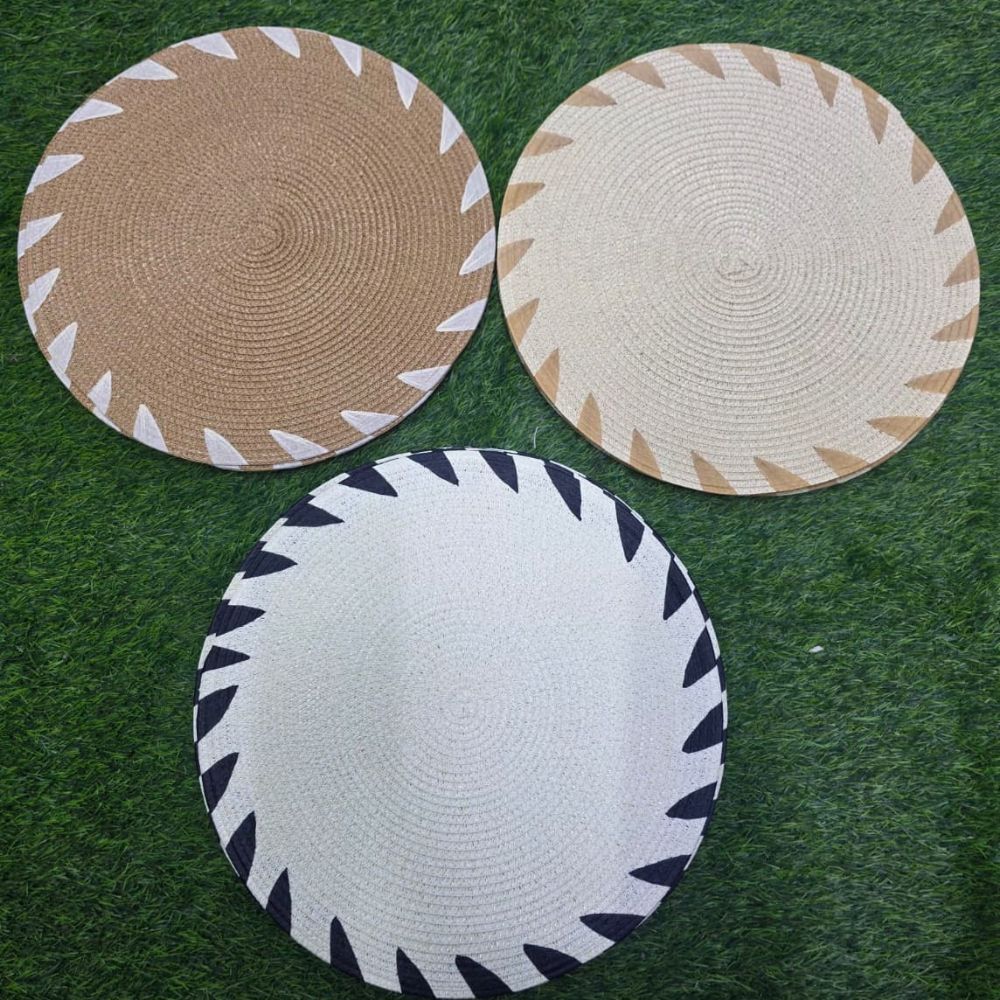 6pc Braided mats