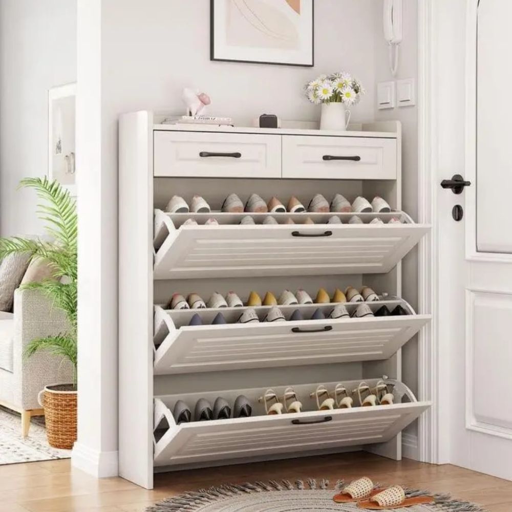 Bucket flip Shoe Cabinet