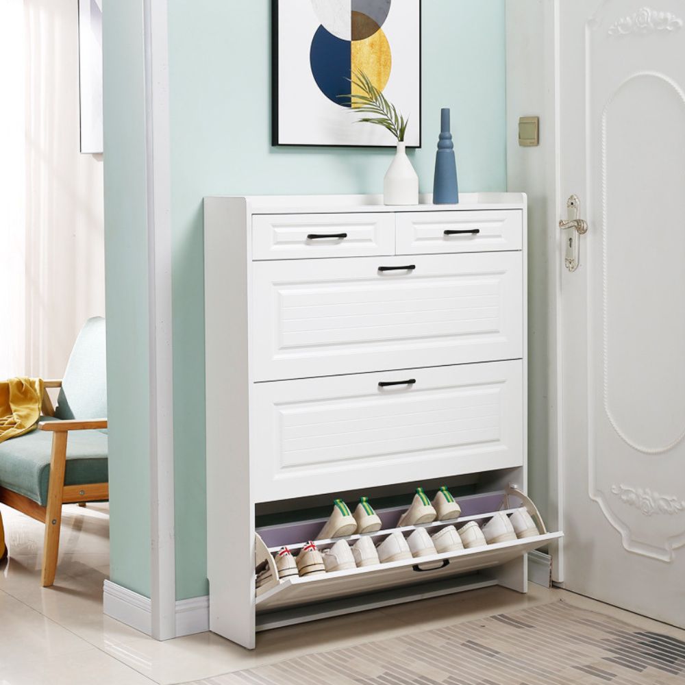 Bucket flip Shoe Cabinet