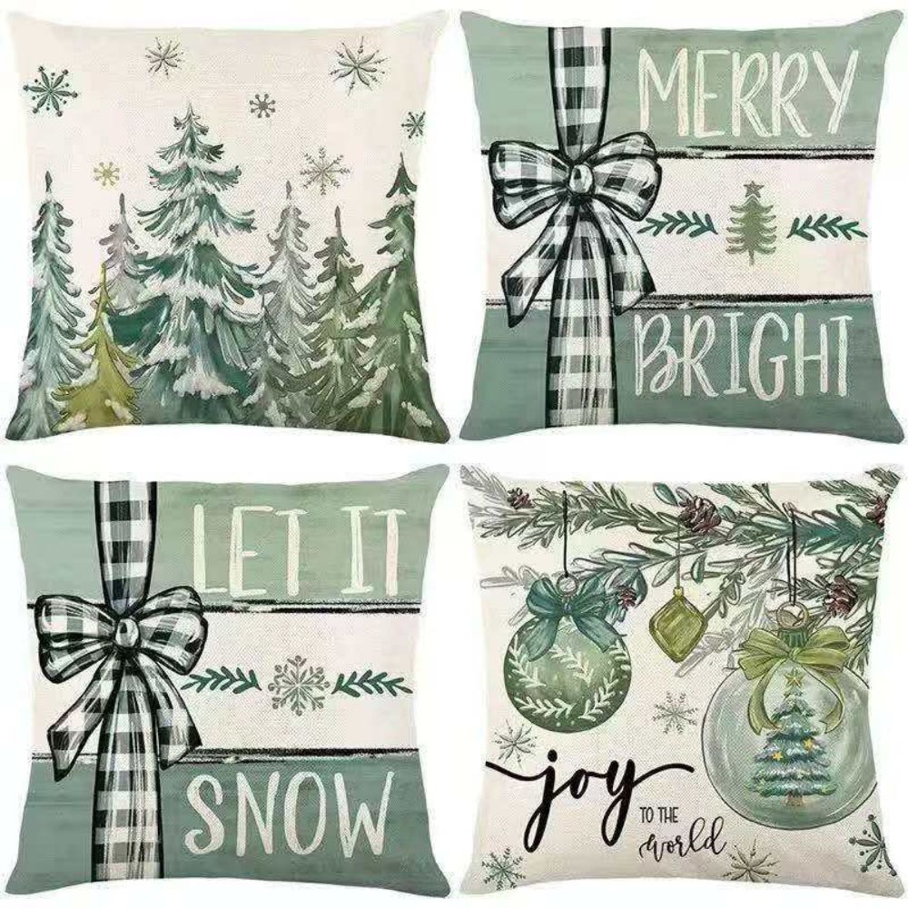 Christmas Themed Pillow Cases