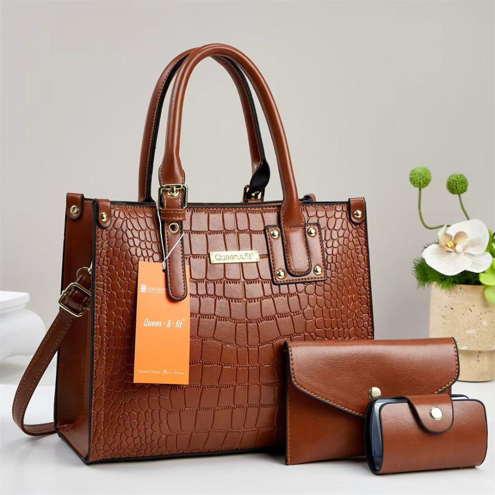 Crocodile Design Set Bag