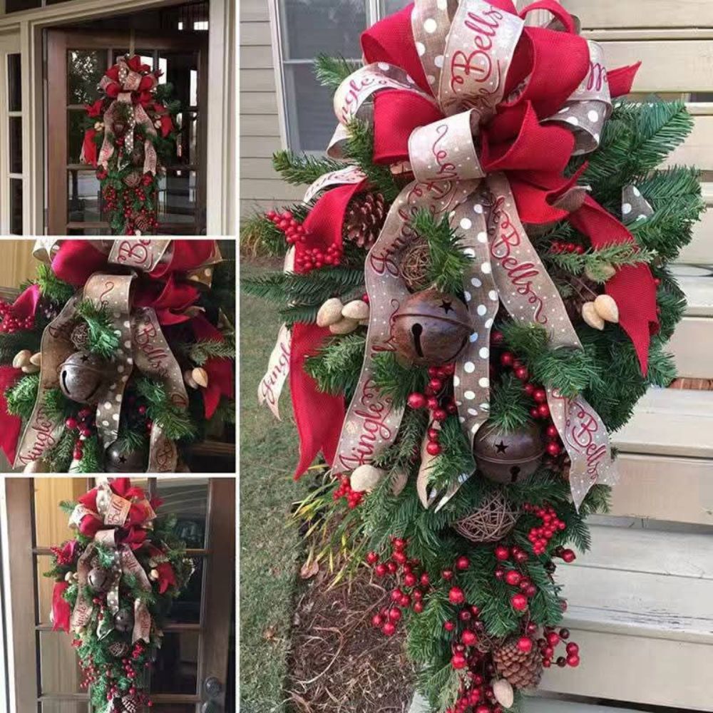 Ribboned Door wreath