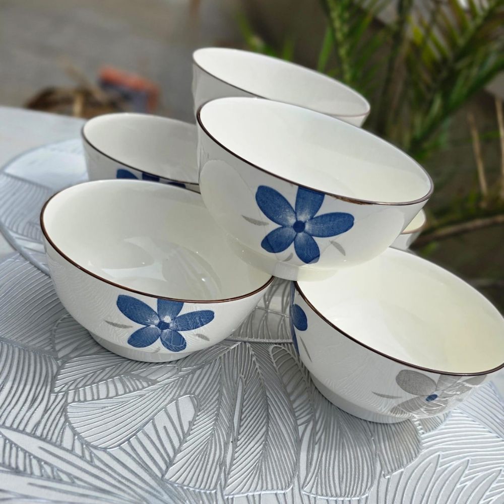 Flowered Ceramic Bowls
