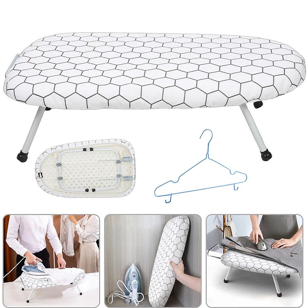 Foldable mini ironing board