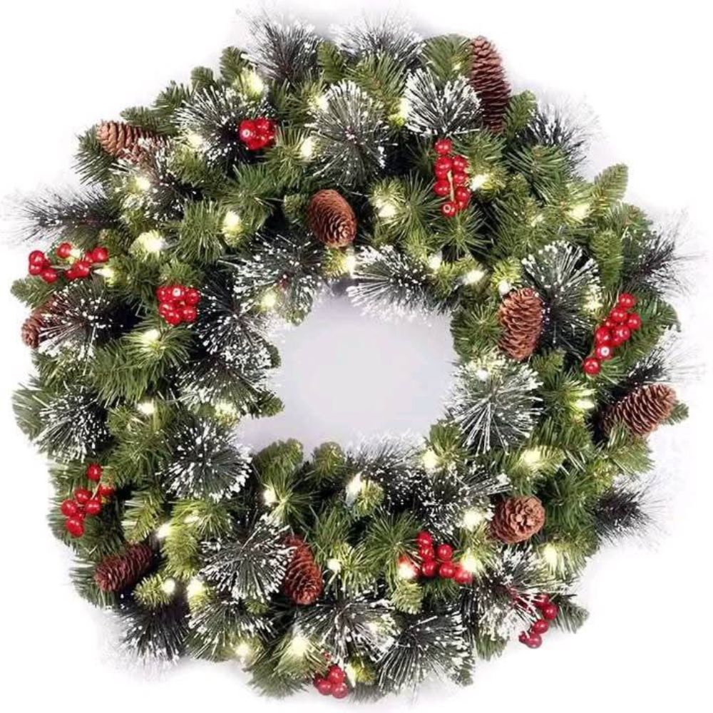 LED Door Wreath