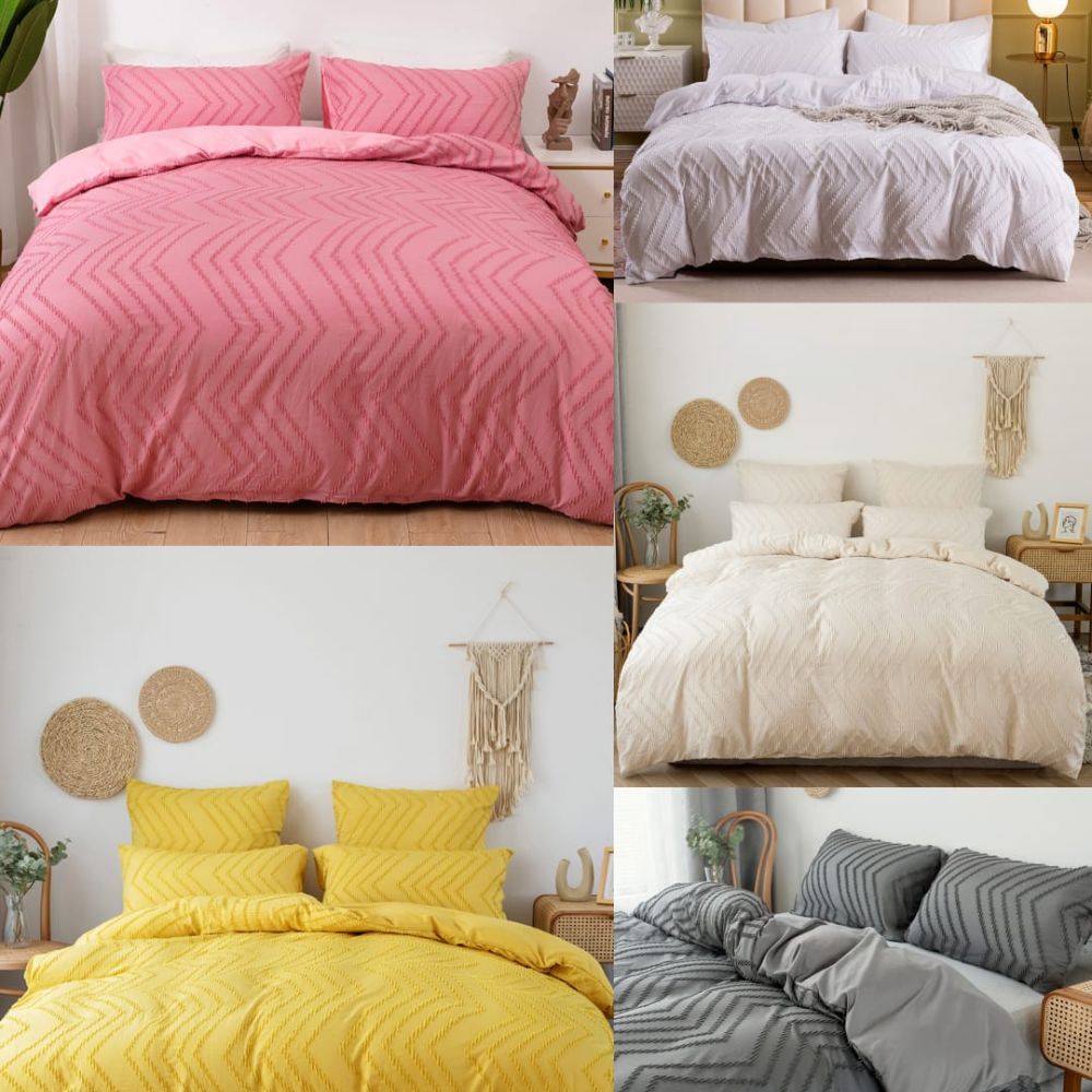 Luxury Tufted Duvet Cover set