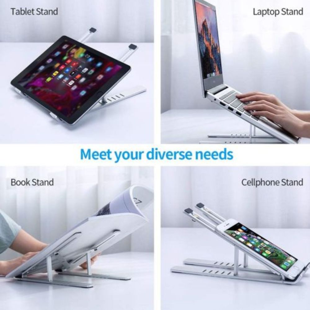Metallic Foldable laptop stand