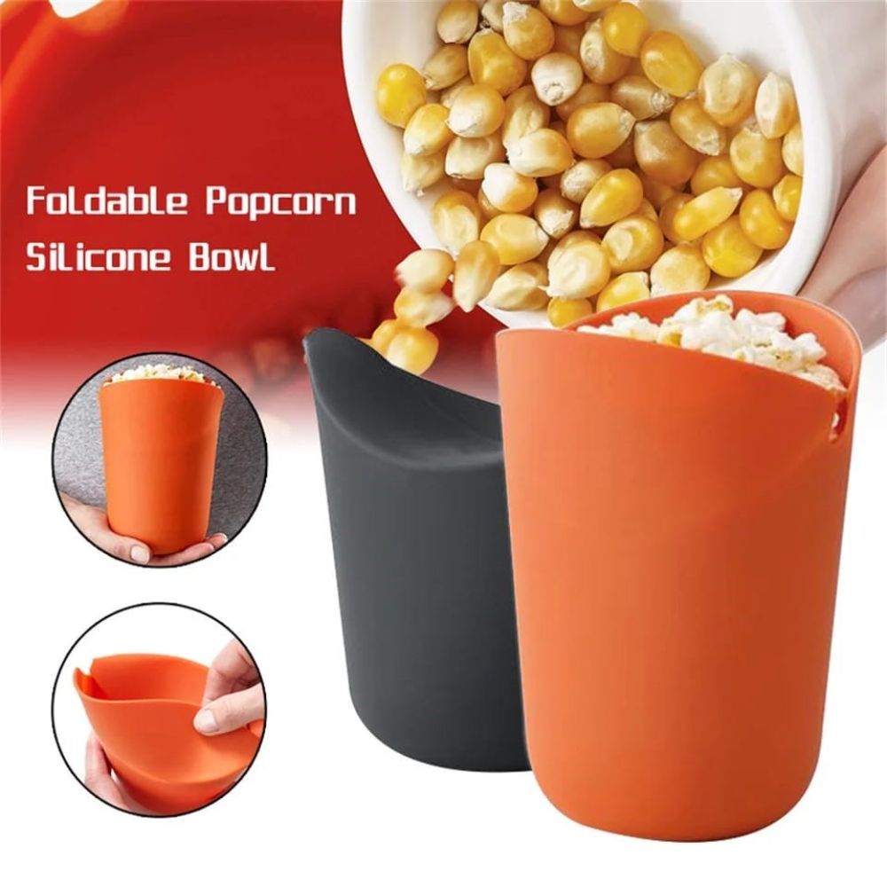 Microwave Popcorn Bucket Bowl