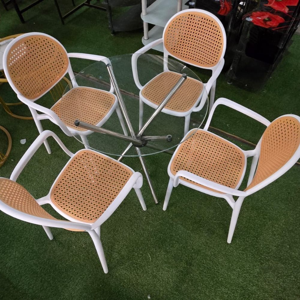 Modern Outdoor Table & Chair Set