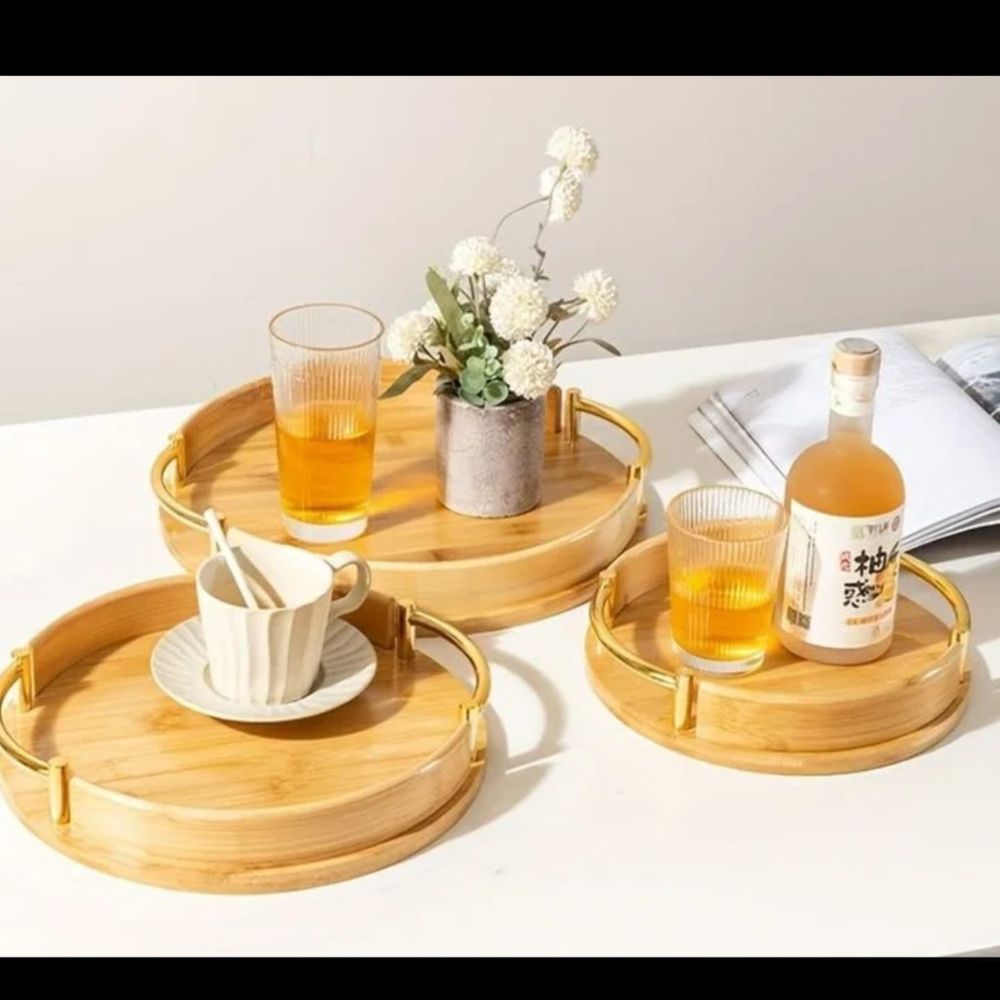 Bamboo Storage/food Trey