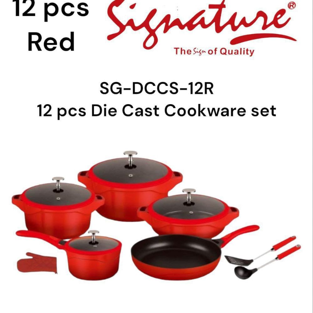 Signature 12pc Diecast cookware