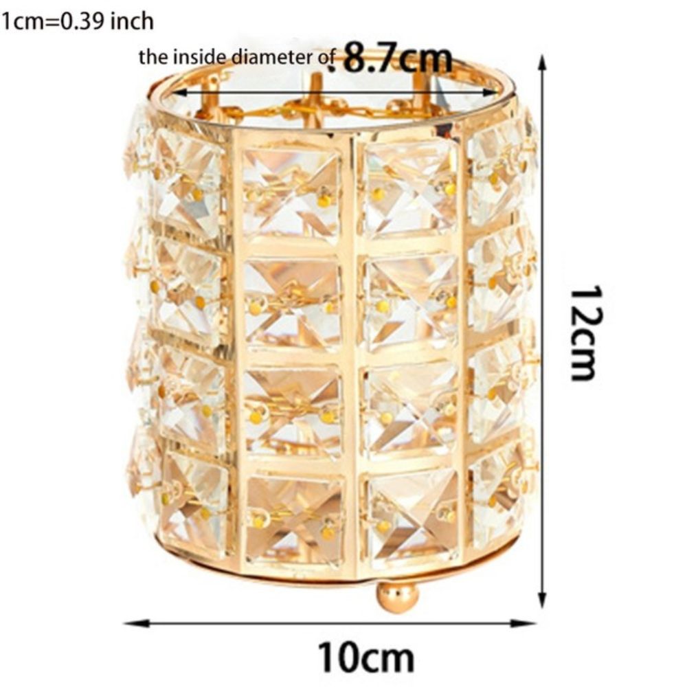 Sparkling makeup brush holder