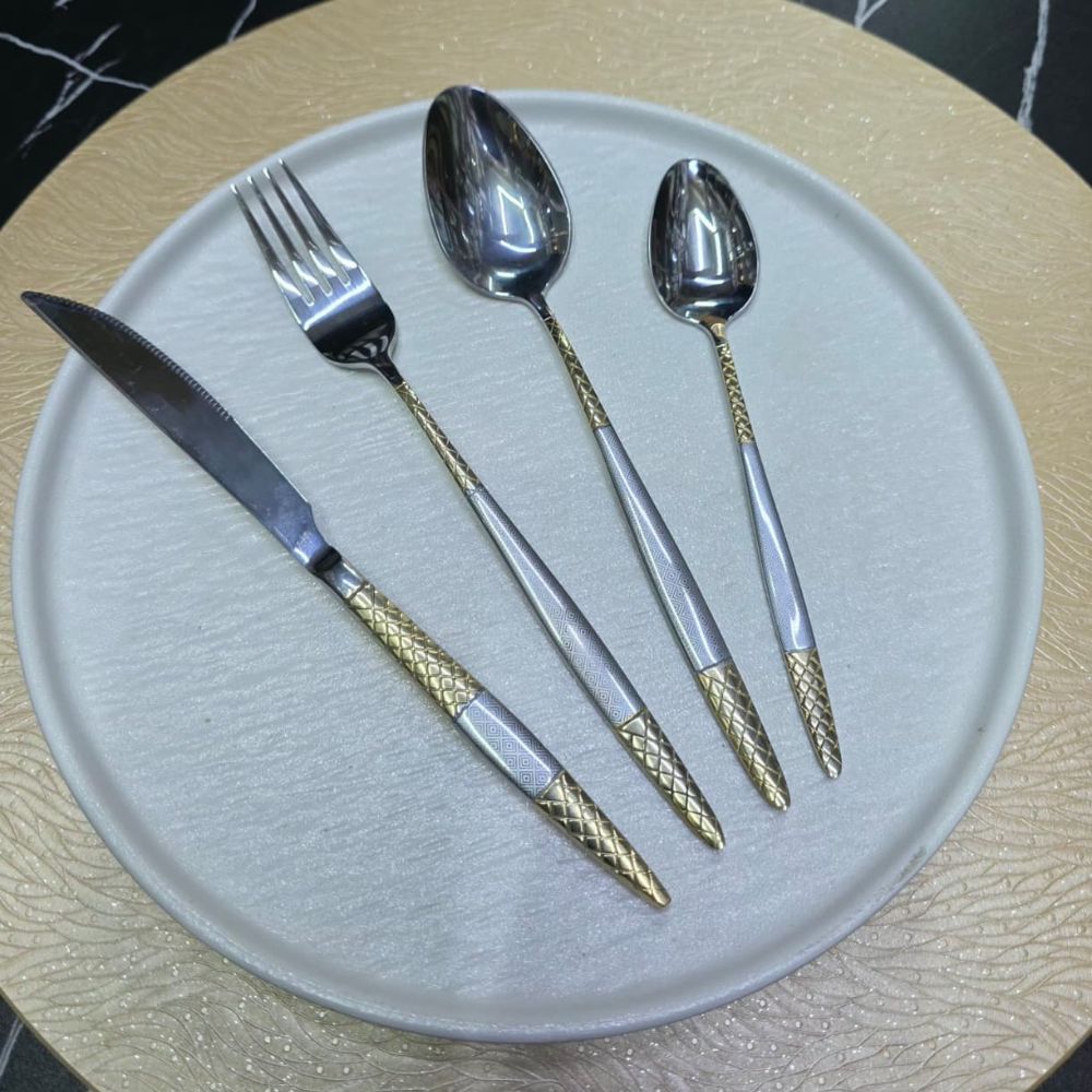 6pc stainless steel flatware
