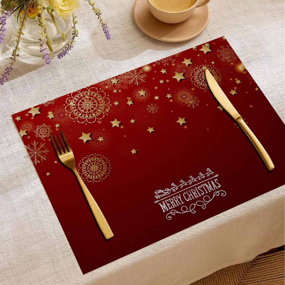 Christmas themed table mats