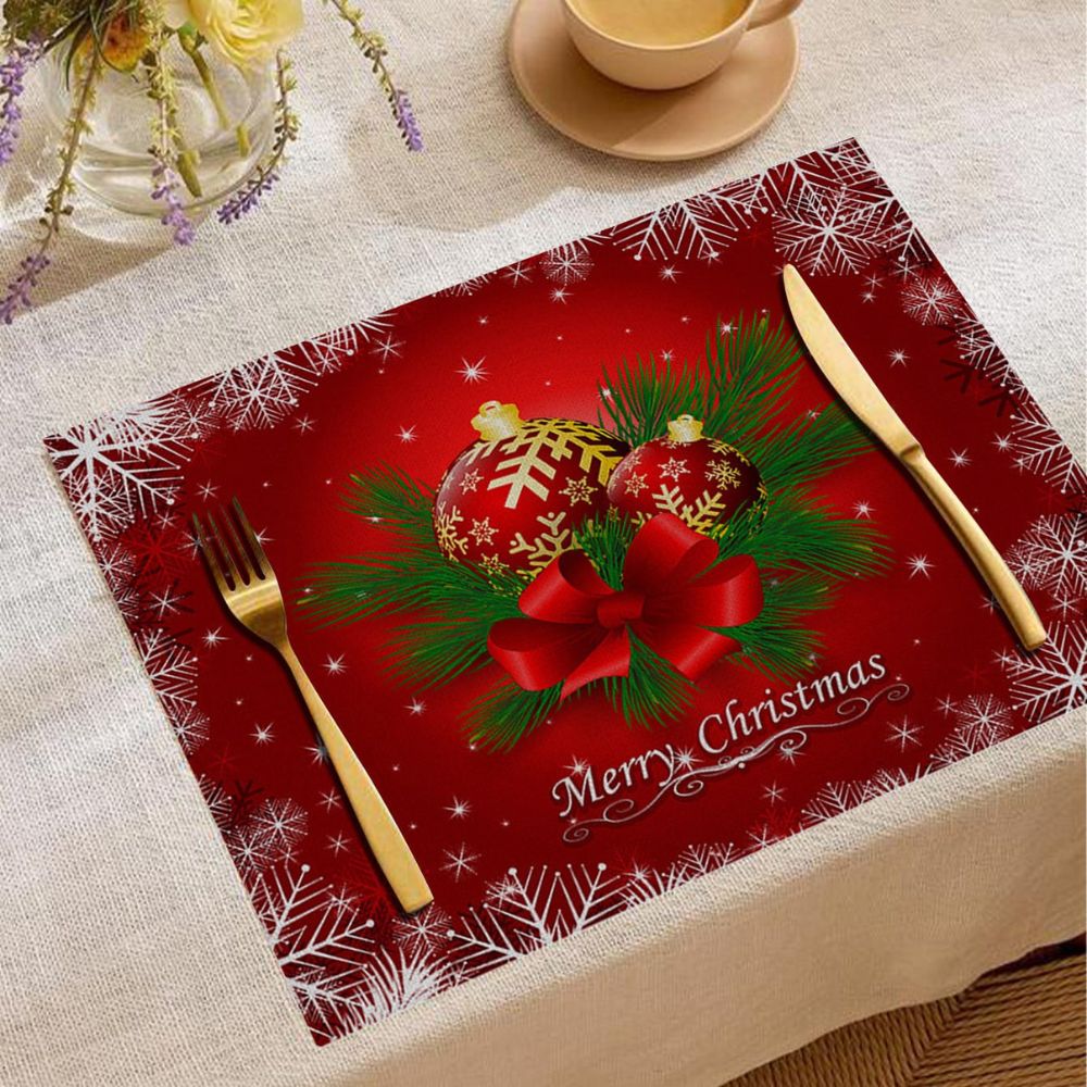 Christmas themed table mats