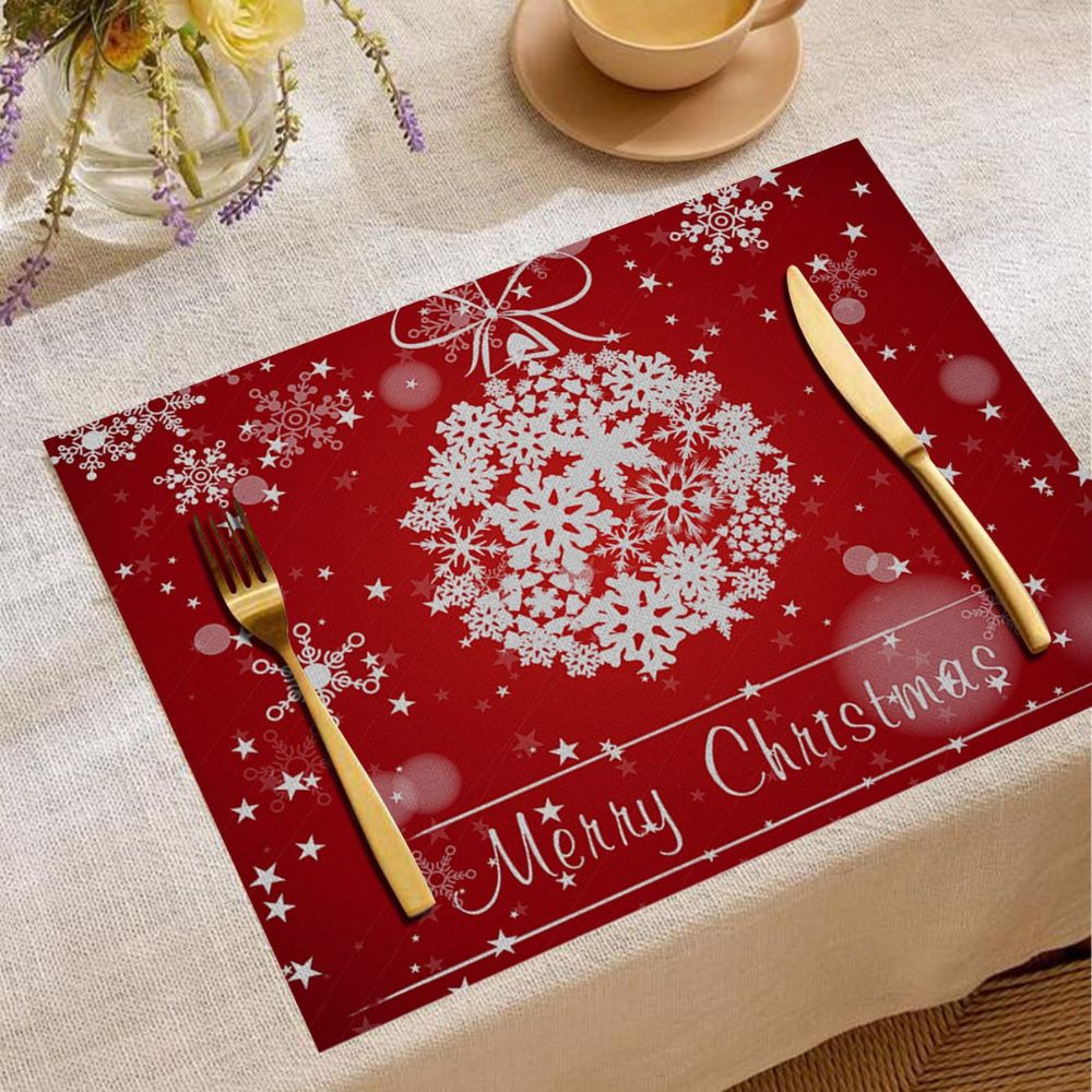 Christmas themed table mats