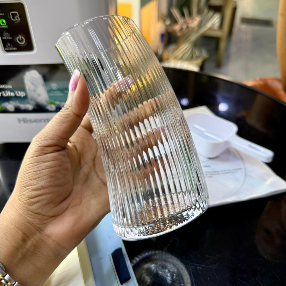 Vertical Stripped Glassware