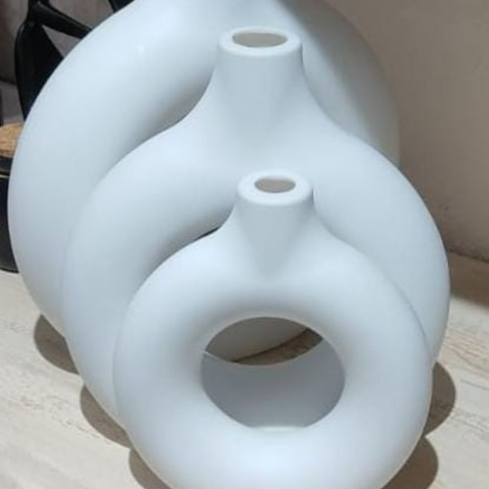 3pc Donut Vase